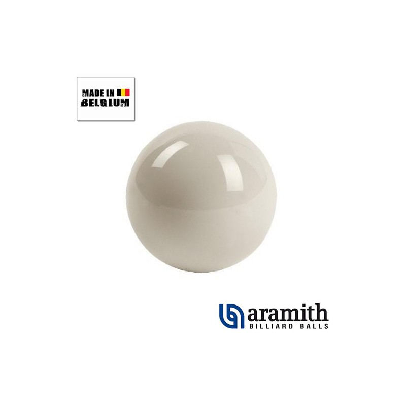 Bille blanche Aramith 61,5 mm 