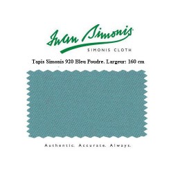 Tapis Simonis 920 160 cm Bleu Powder (vendu au metre) 