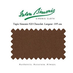 Tapis Simonis 920 195 cm Chocolat (vendu au metre) 
