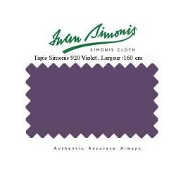 Tapis Simonis 920 160 cm Violet (vendu au metre) 
