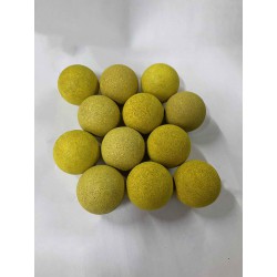 Balles liège jaune (x12) 