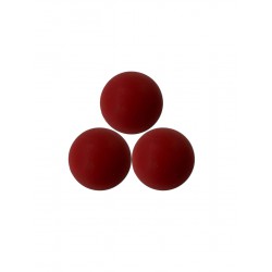 Balles enrobée caoutchouc RED (x3) 